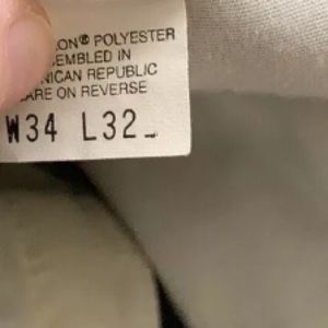 Navy Levi’s Action Slacks. 34W 32 Inseam